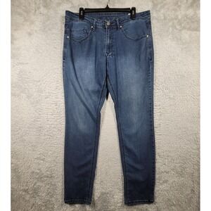 Buffalo David Bitton Axel Slim Stretch Mens 34x34 Blue Denim Jeans